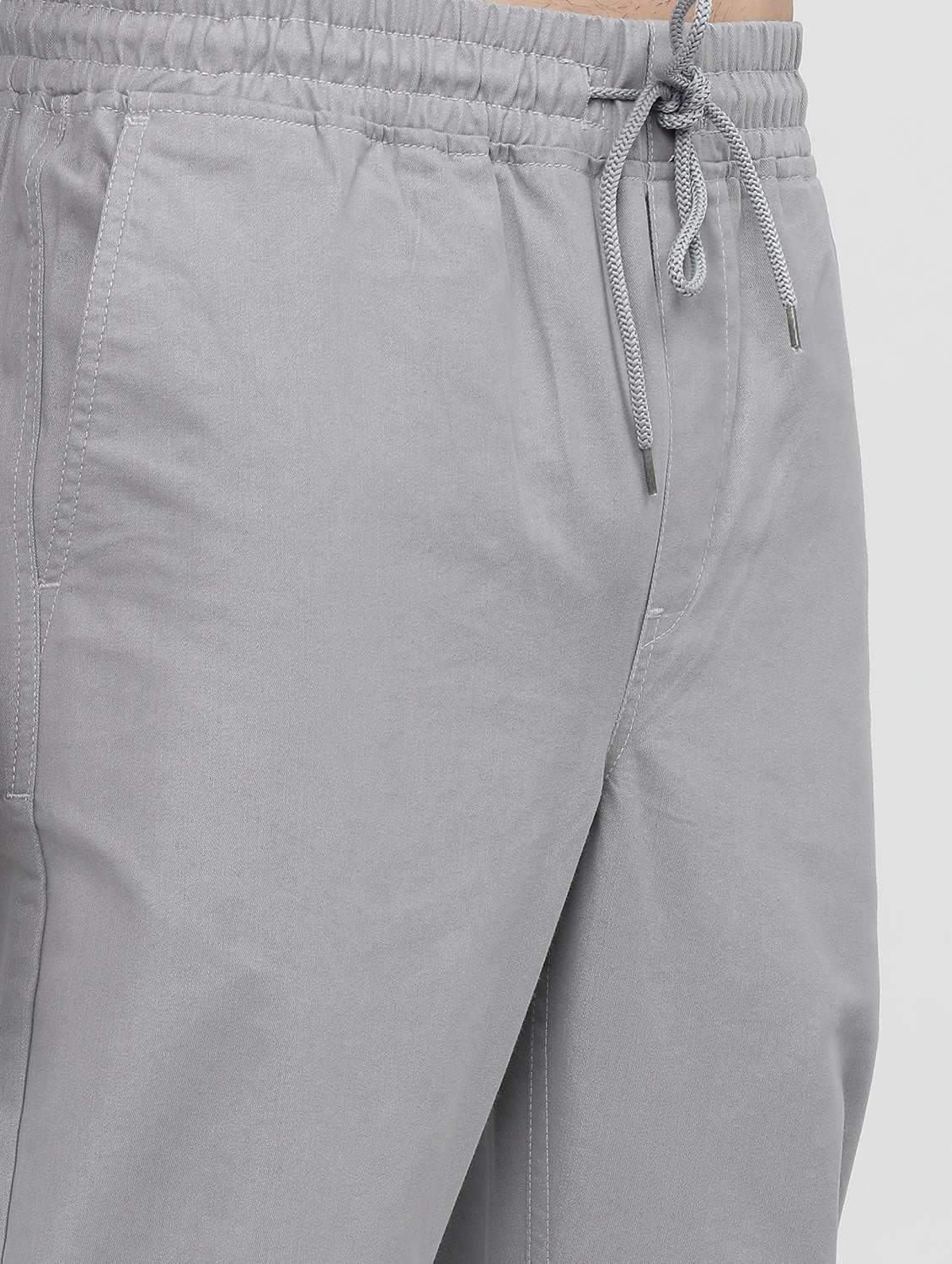 men mid rise solid joggers - 21375667 -  Standard Image - 5