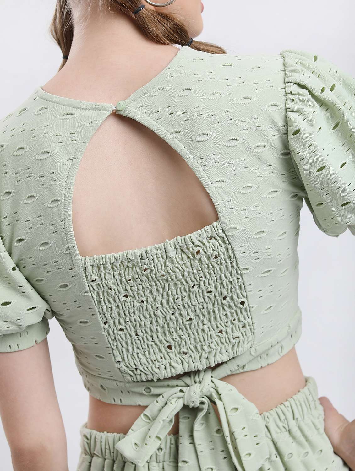 women mint green crop top - 21376451 - Standard Image - 5