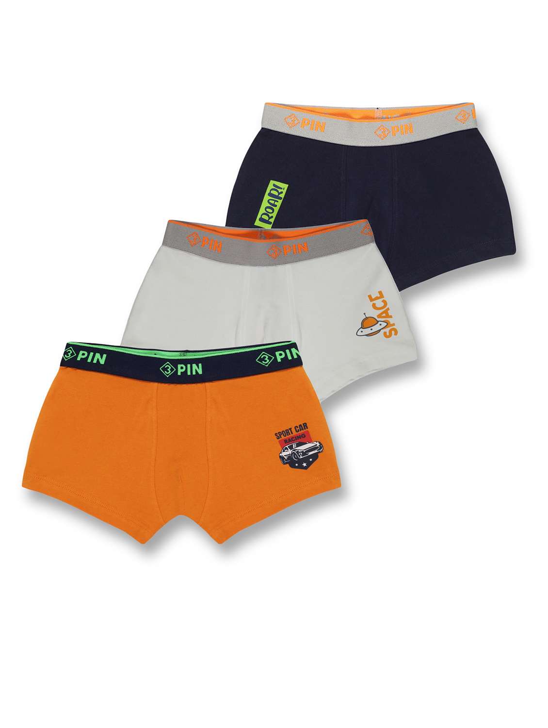 pack of 3 solids boxers