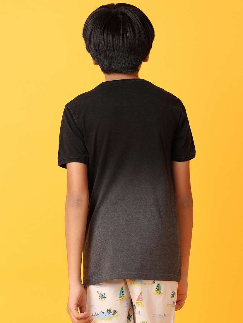 boys round neck short sleeves t-shirts - 21378332 -  Standard Image - 3