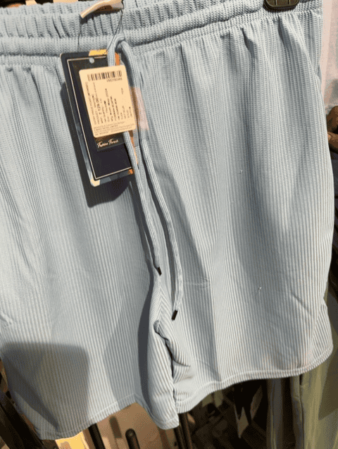 sky blue polyester short - 21378414 - Zoom Image - 0