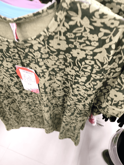 olive poly cotton tshirt - 21378427 - Standard Image - 0