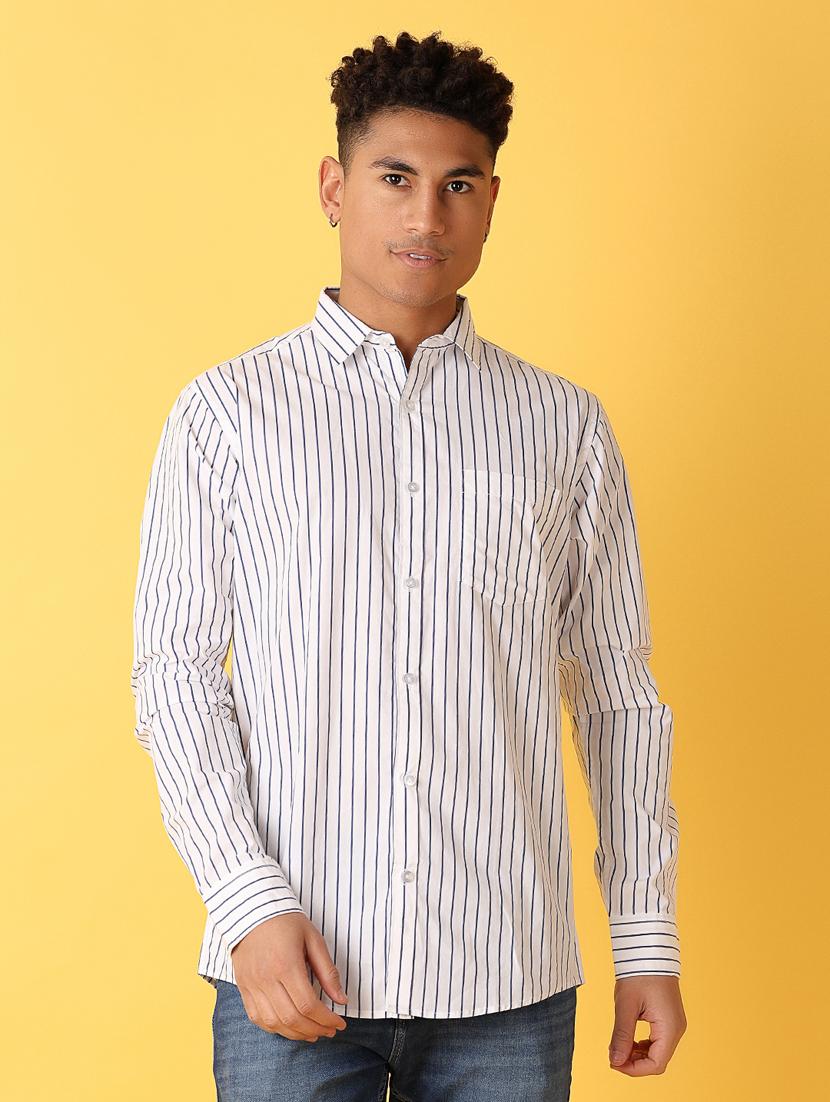 men white regular fit casual shirt