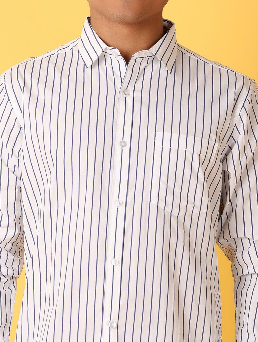 men white regular fit casual shirt - 21378443 - Standard Image - 5