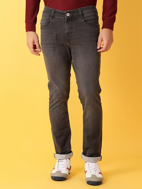 men grey plain jean - 21378457 - Standard Image - 0
