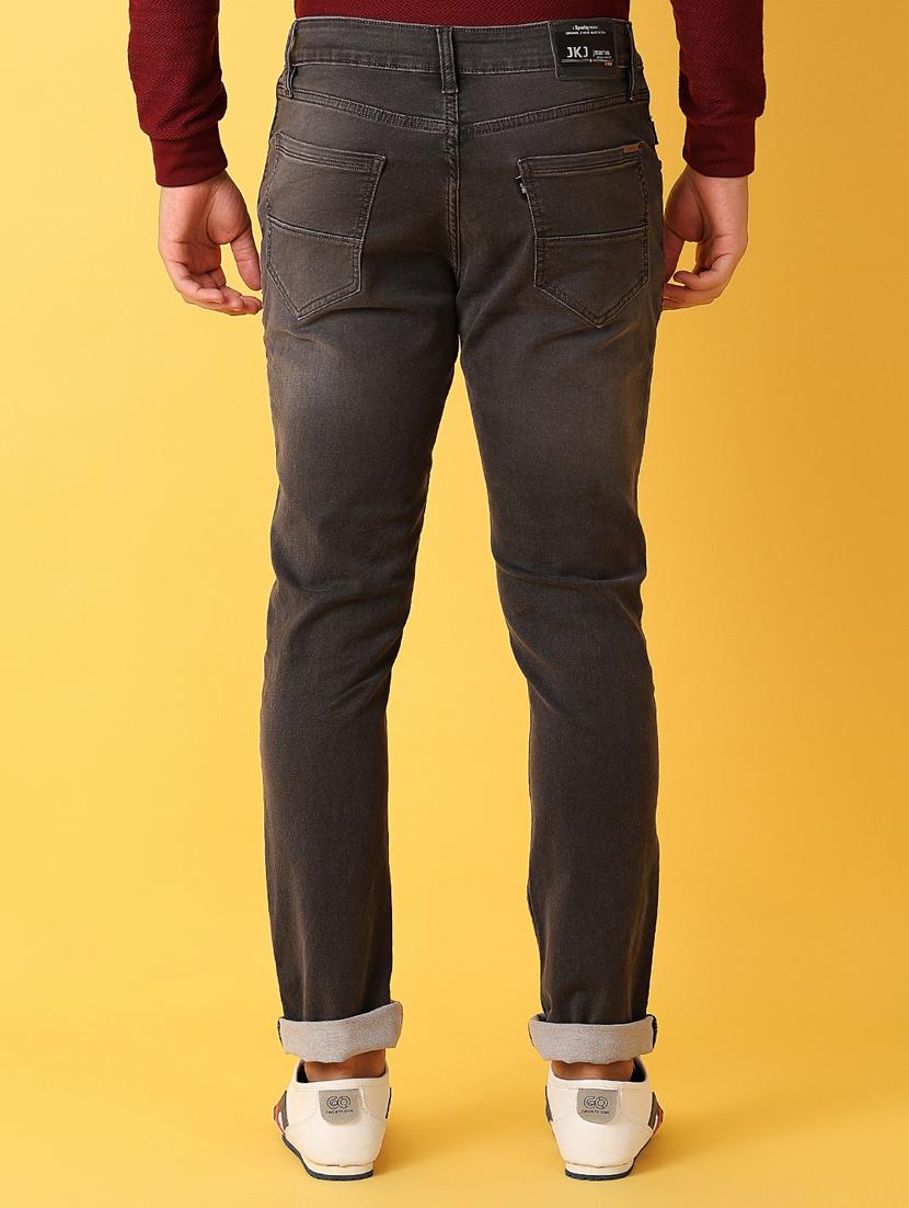 men grey plain jean - 21378457 - Standard Image - 3