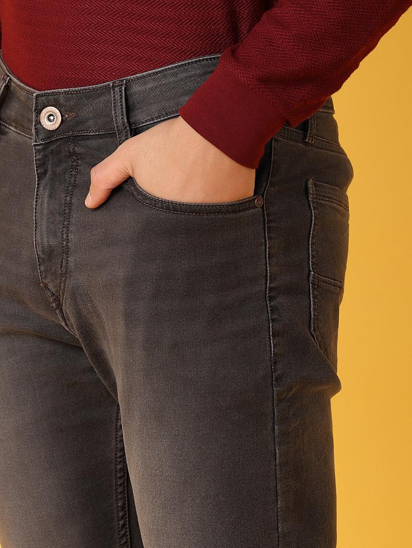 men grey plain jean - 21378457 - Standard Image - 5