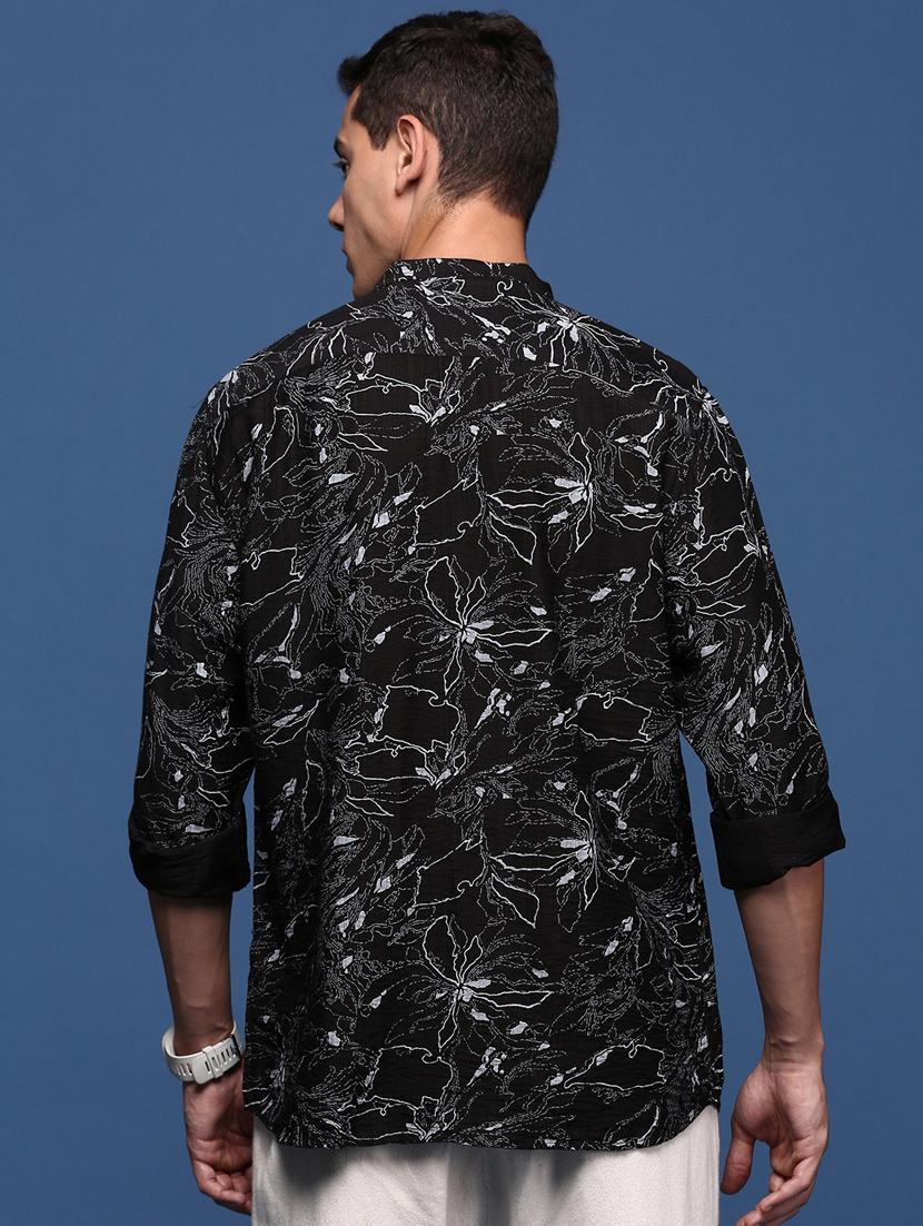 men printed cotton casual shirt - 21378761 - Standard Image - 3