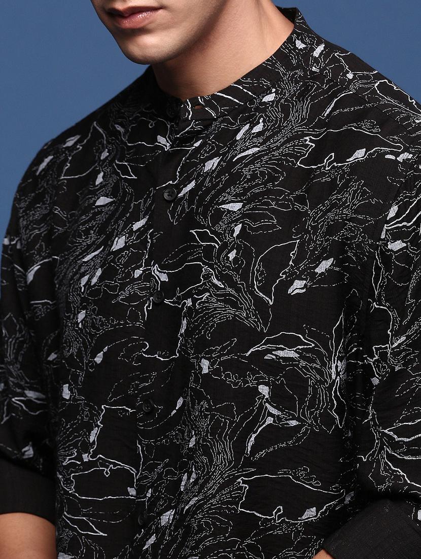 men printed cotton casual shirt - 21378761 - Standard Image - 5