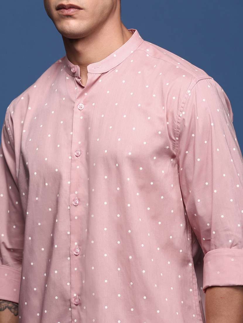men long sleeved printed casual shirt - 21378763 -  Standard Image - 5