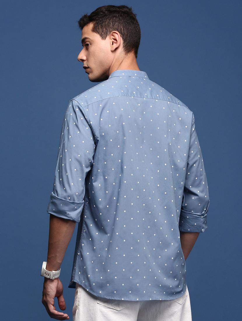 men long sleeved printed casual shirt - 21378764 - Standard Image - 3