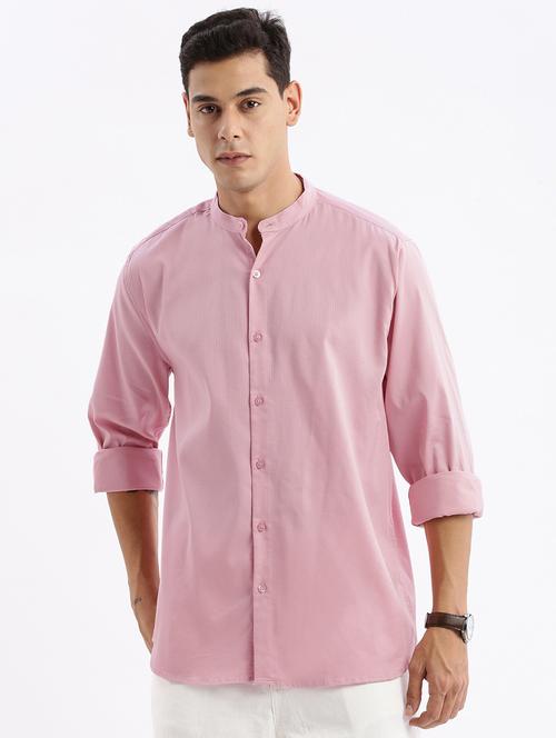 men solid cotton casual shirt - 21378866 - Standard Image - 0