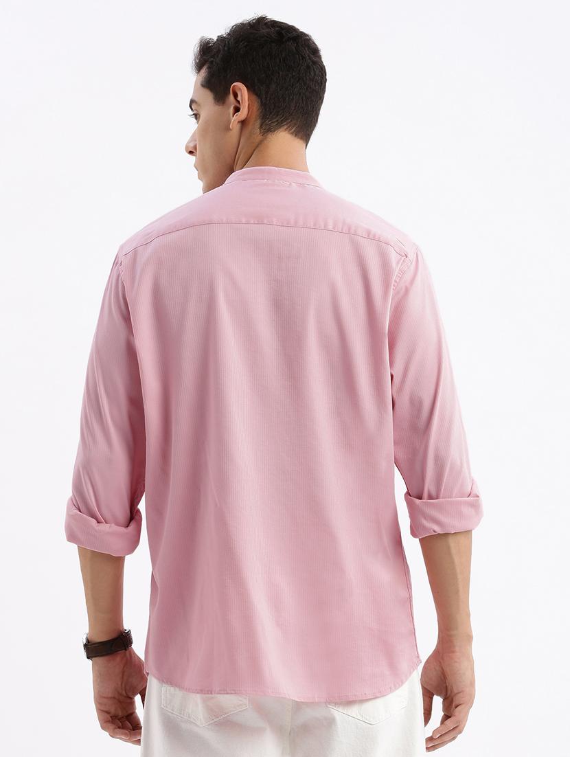 men solid cotton casual shirt - 21378866 - Standard Image - 3
