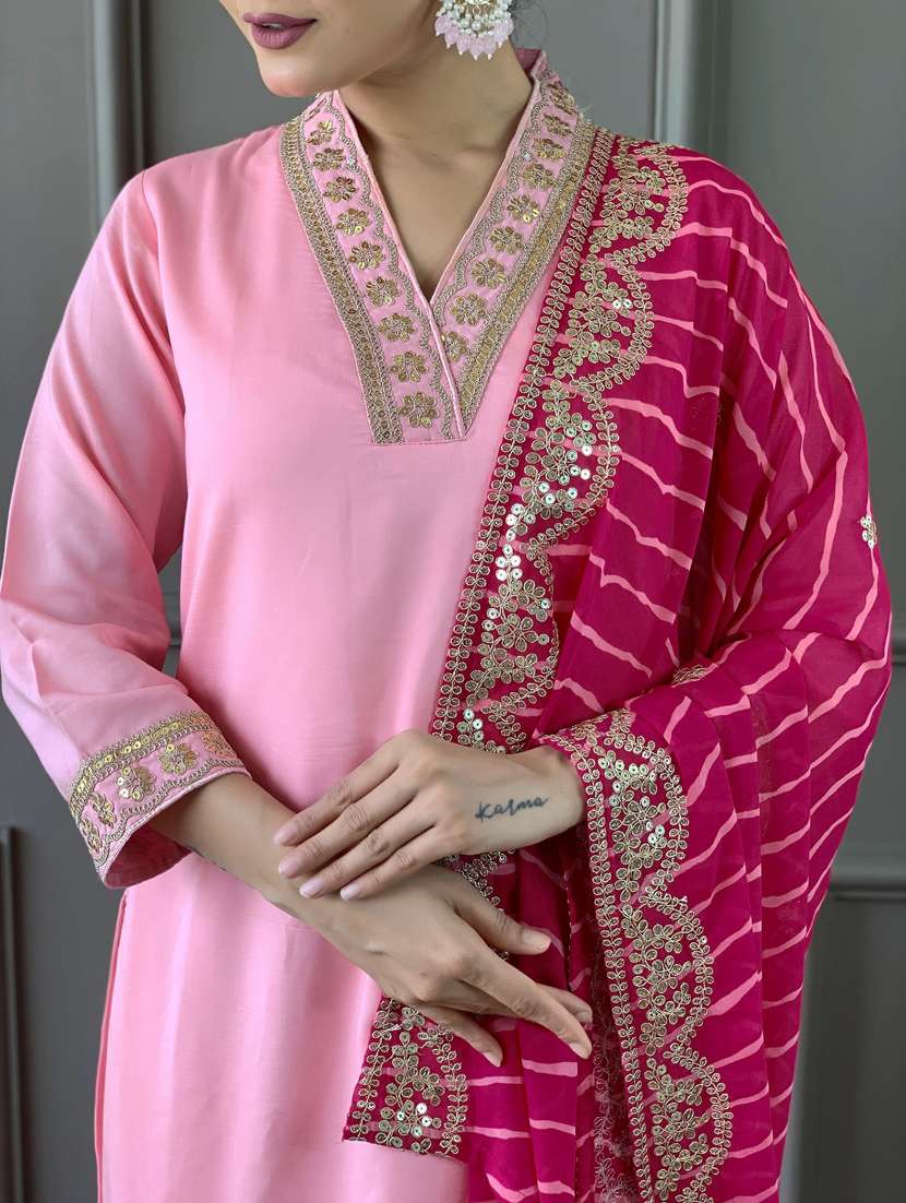 women kurta bottom set with dupatta - 21381104 -  Standard Image - 5