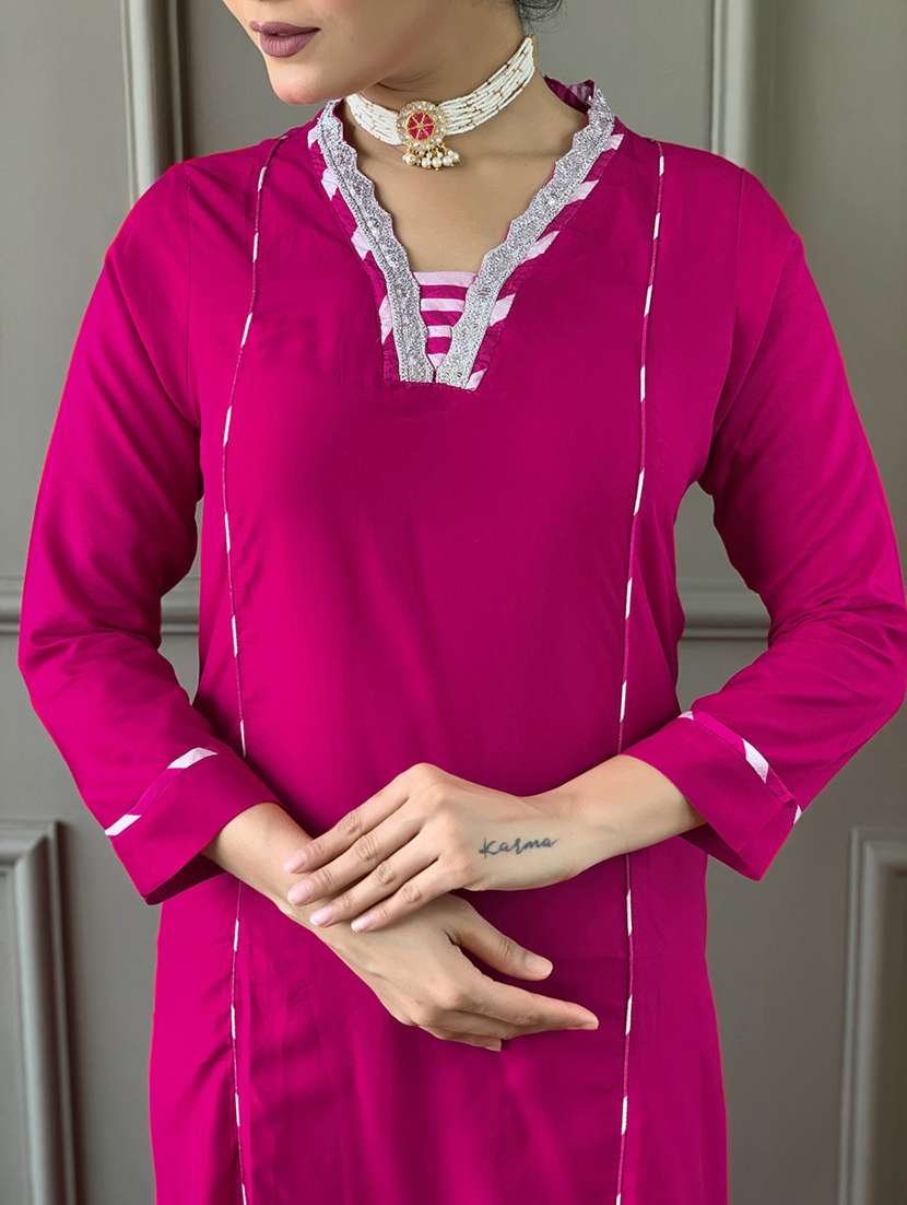 women kurta bottom set with dupatta - 21381116 - Standard Image - 5