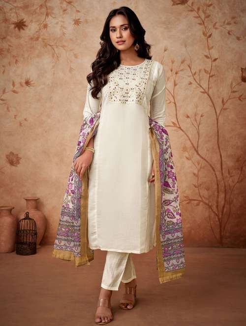 women kurta bottom set with dupatta - 21381120 - Standard Image - 0