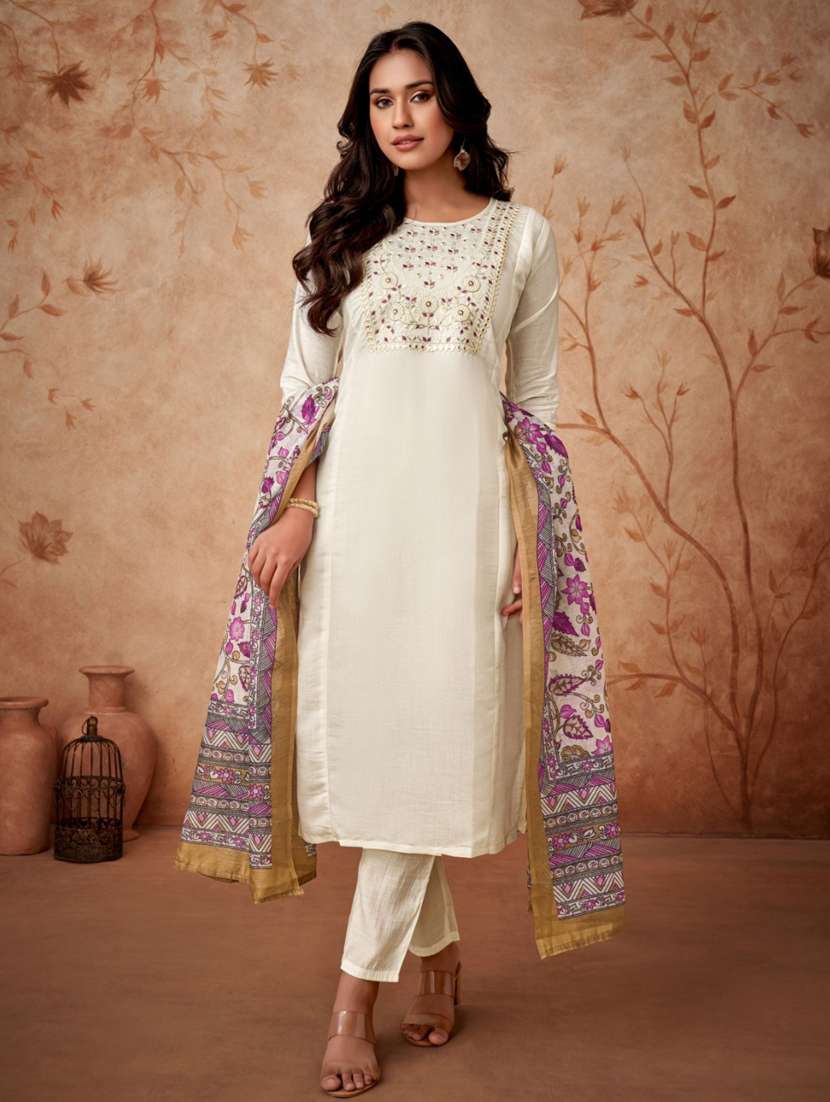 women kurta bottom set with dupatta - 21381120 - Zoom Image - 0