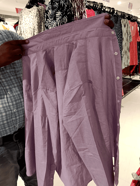 purple oxford casual shirt - 21381874 -  Standard Image - 0