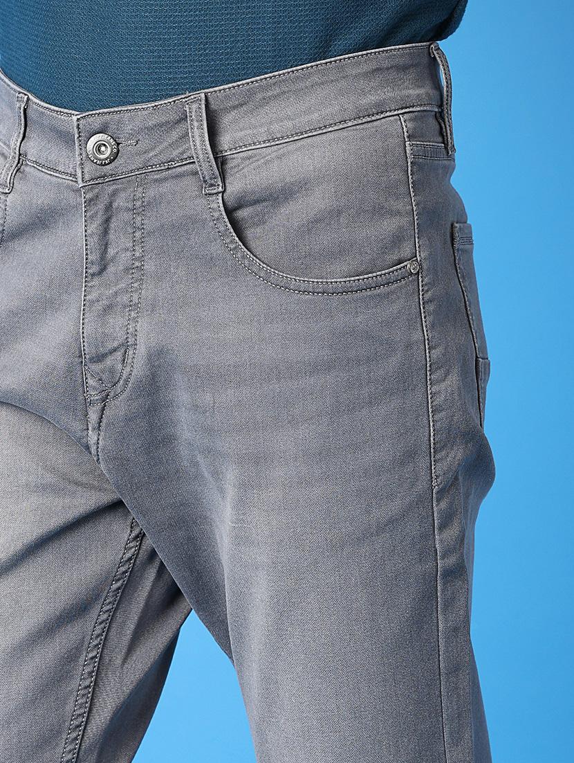 men mid rise plain jeans - 21382042 - Standard Image - 5