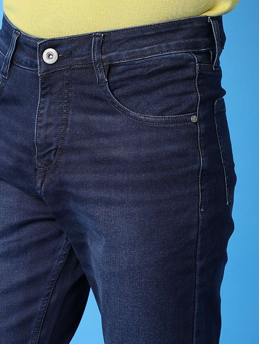 men mid rise plain jeans - 21382050 -  Standard Image - 5