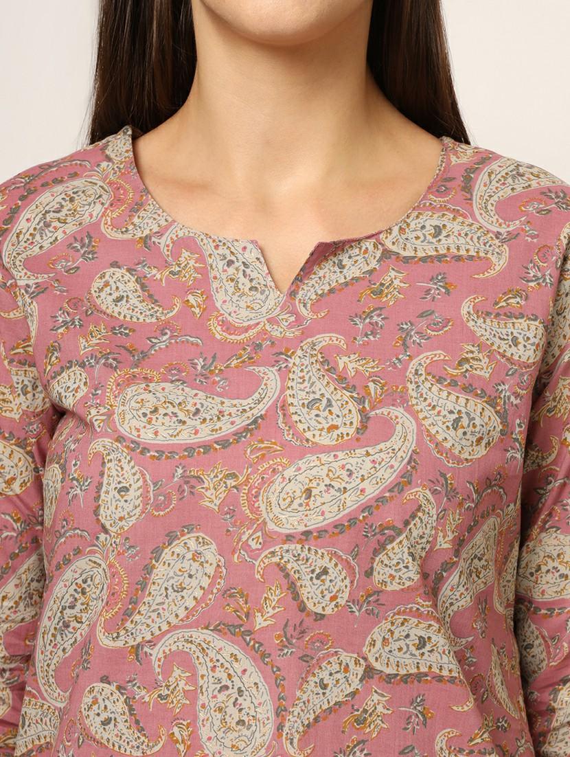 women printed pyjama nightwear set - 21382229 - Standard Image - 5