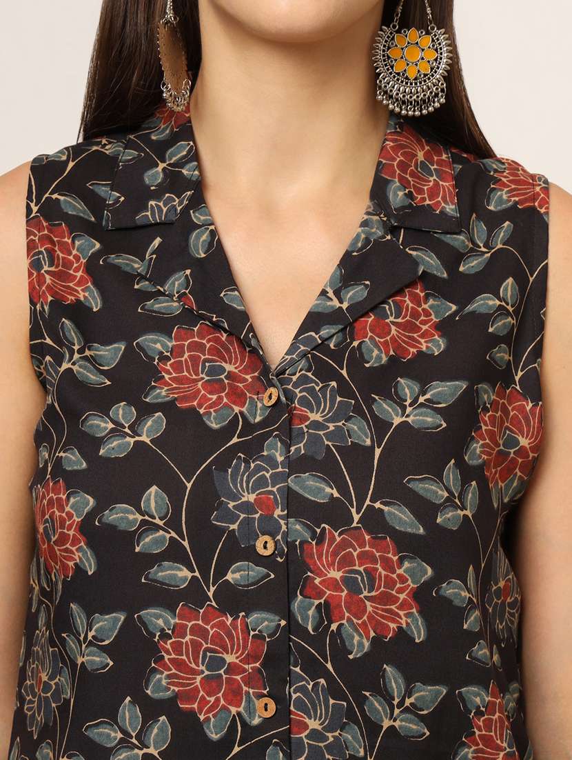 women floral printed kurta pant set - 21382403 - Standard Image - 5