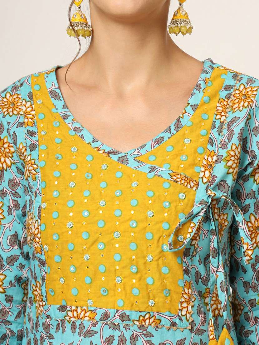 women floral printed kurta pant set with dupatta - 21382409 -  Standard Image - 5