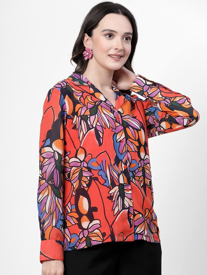 multicolored printed regular shirt - 21382580 - Zoom Image - 0
