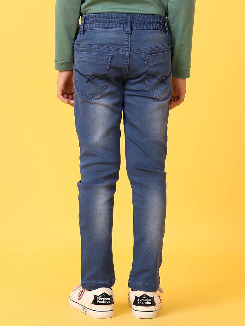 boys blue plain jean - 21382807 -  Standard Image - 3