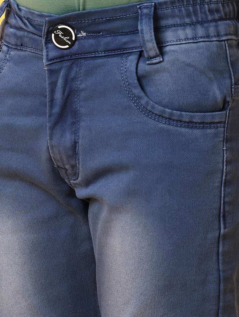 boys blue plain jean - 21382807 -  Standard Image - 5