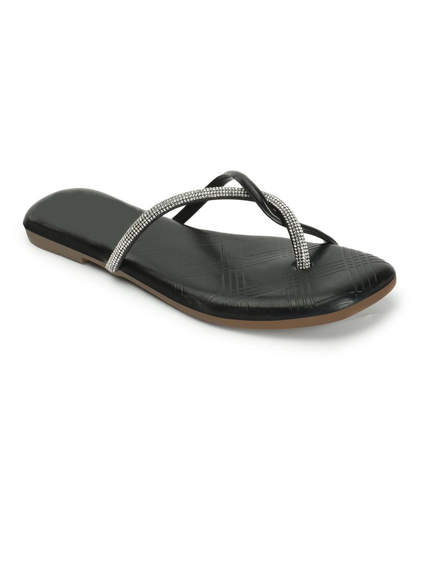 women black slip on sandal - 21383028 -  Zoom Image - 0