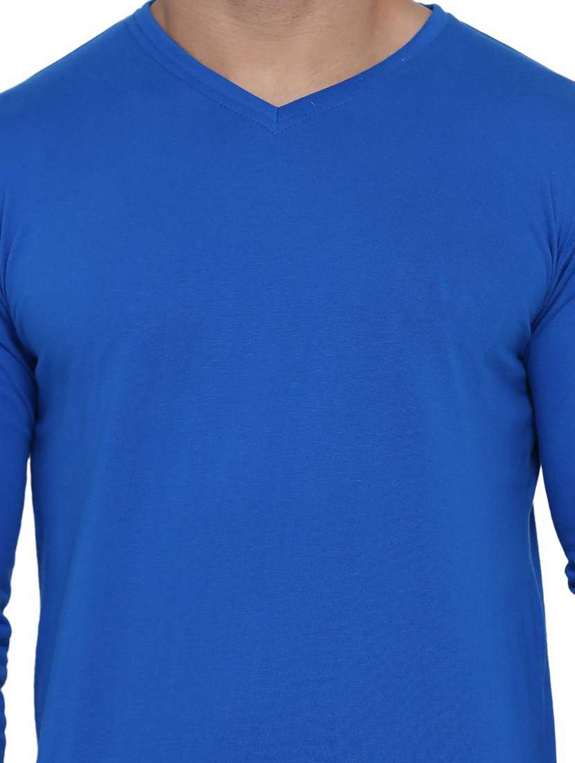 men long sleeved solid t-shirt - 21383662 -  Standard Image - 3