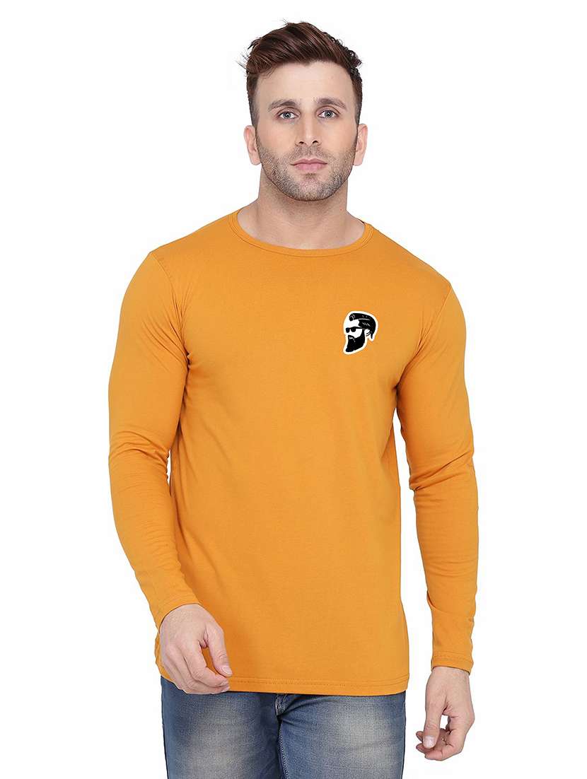 men placement print long sleeve t-shirt