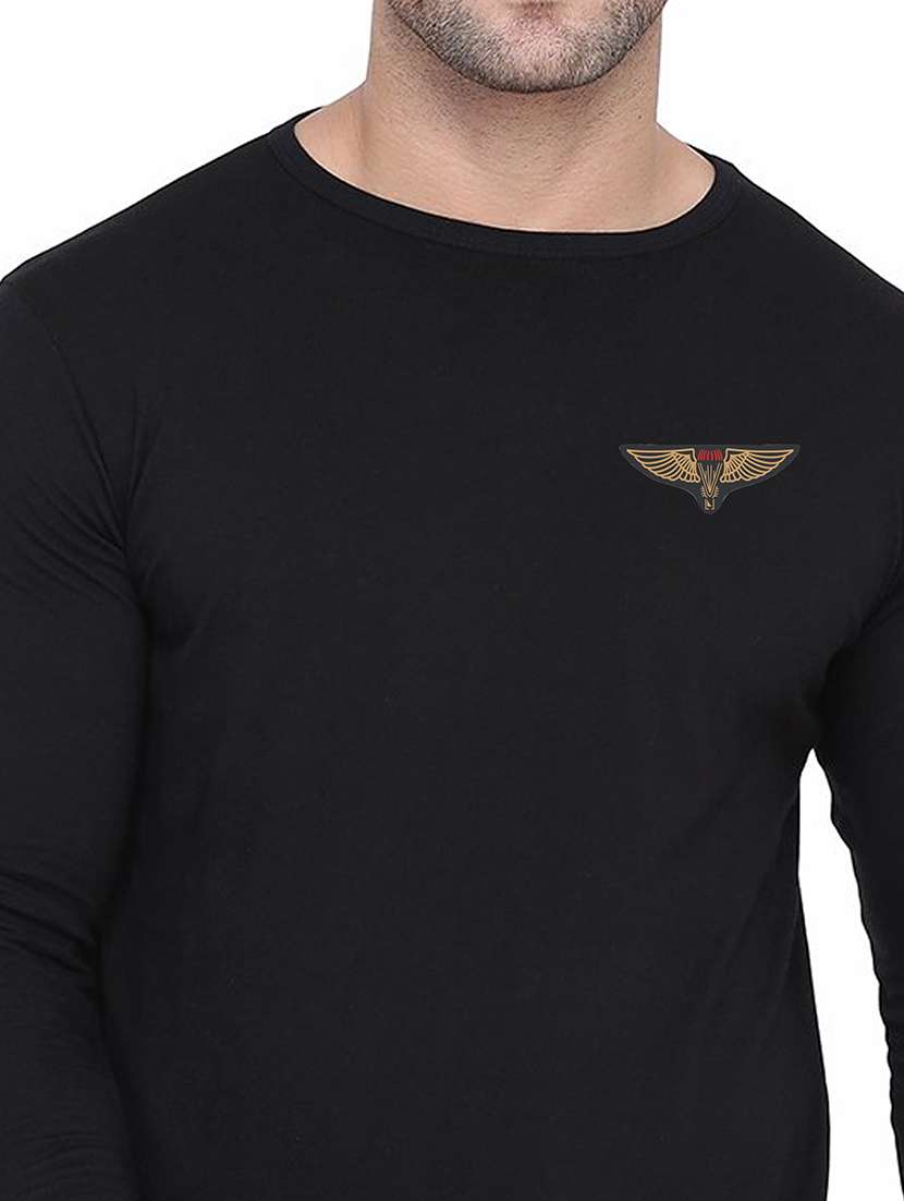 Men Placement Print Long Sleeve T-shirt - 21383919 -  Standard Image - 3