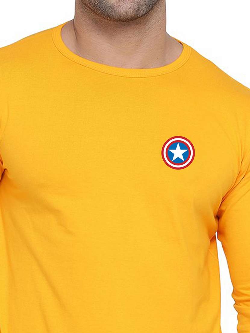 men placement print long sleeve t-shirt - 21383934 -  Standard Image - 3