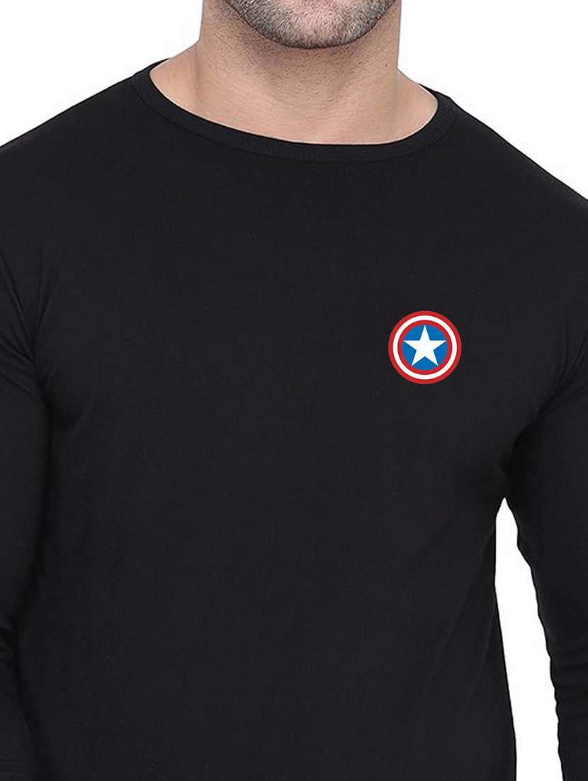 men placement print long sleeve t-shirt - 21383944 -  Standard Image - 3