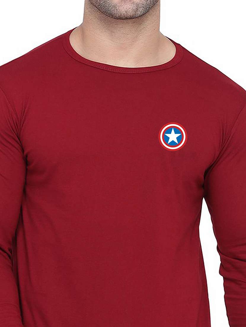 men placement print long sleeve t-shirt - 21383950 -  Standard Image - 3