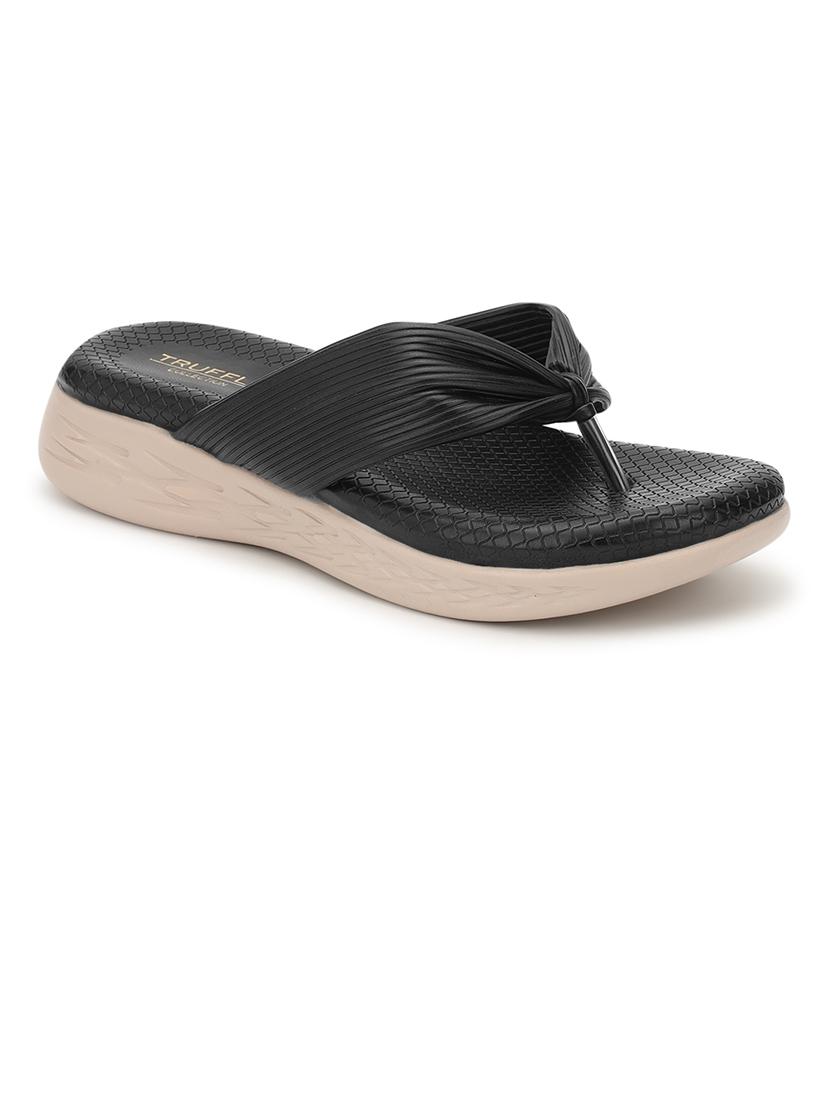 women black slip on sandal - 21384938 -  Zoom Image - 0