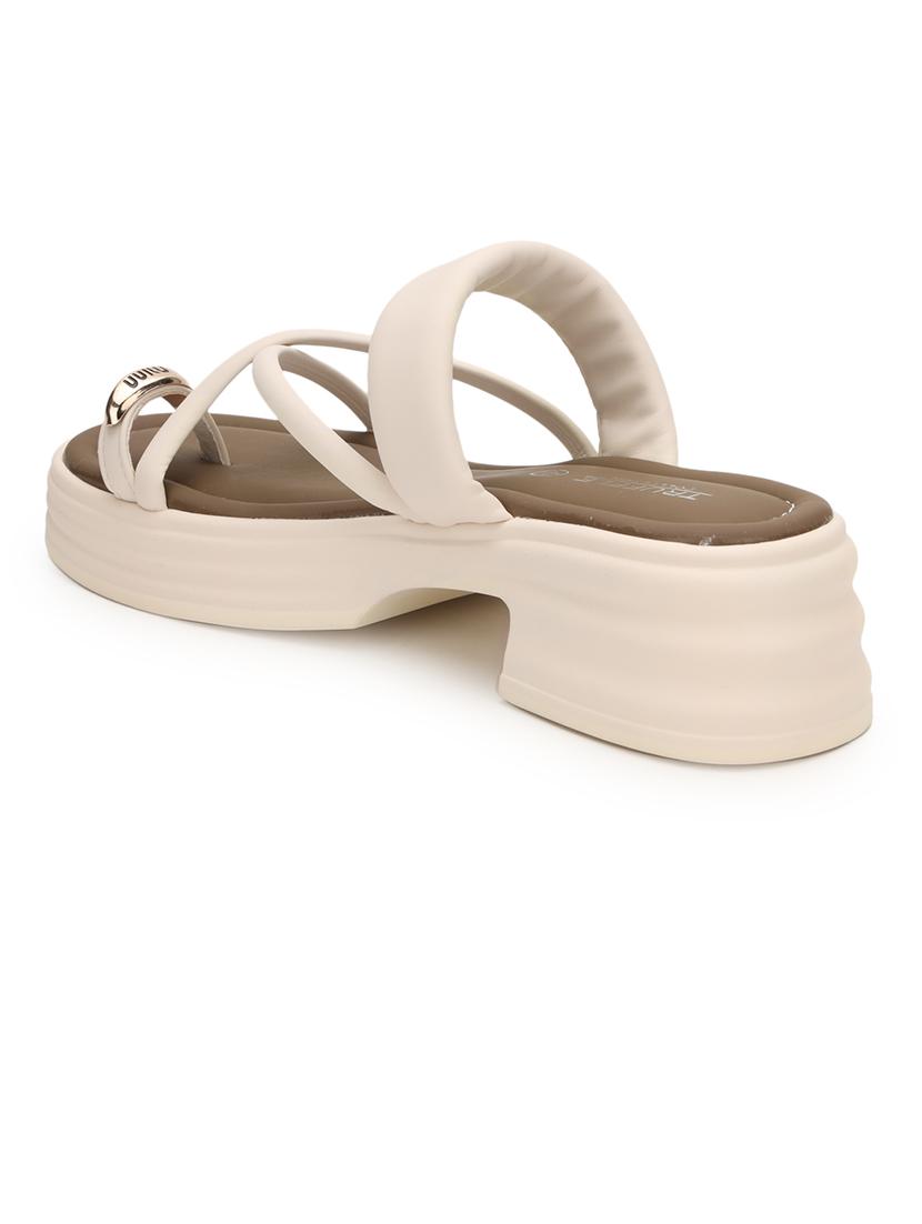 women beige toe separator sandal - 21384951 - Standard Image - 3