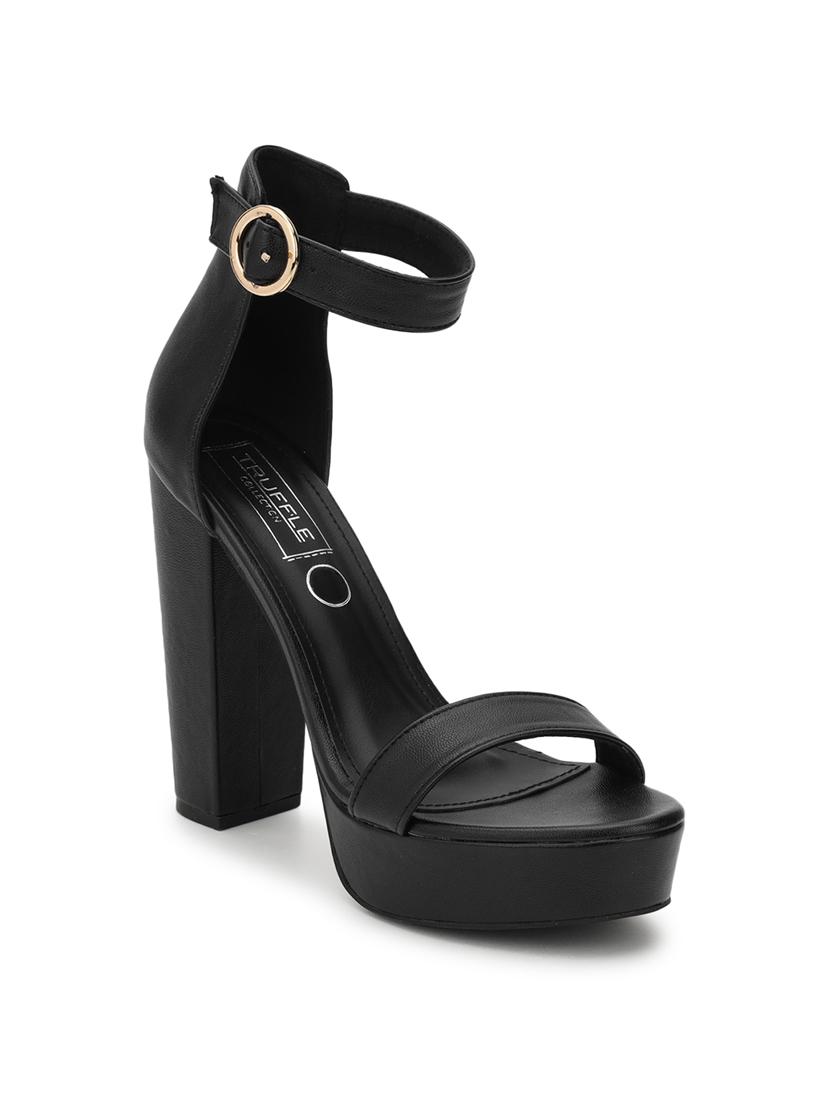 women black ankle strap sandal - 21384965 - Zoom Image - 0