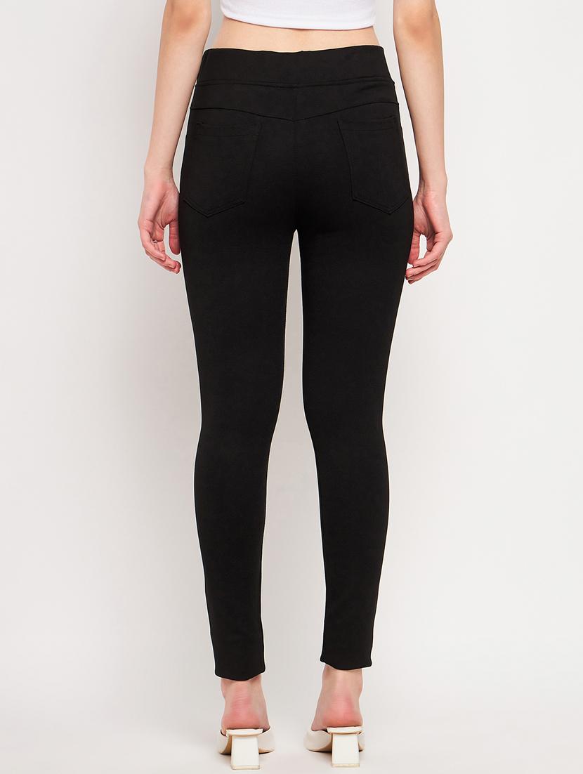 women black solids jegging - 21385105 - Standard Image - 3