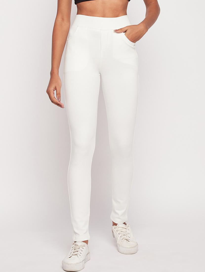 women white solids jegging - 21385106 - Zoom Image - 0