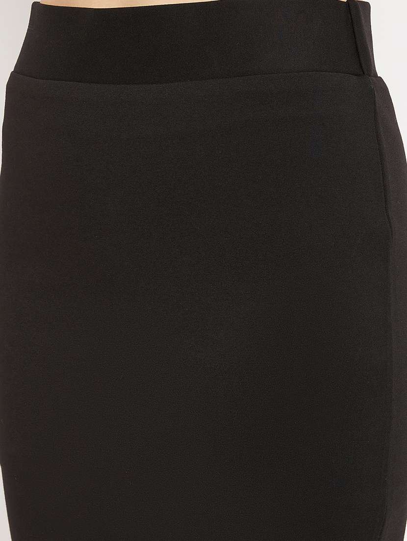 black polyester pencil  skirts - 21385108 -  Standard Image - 5