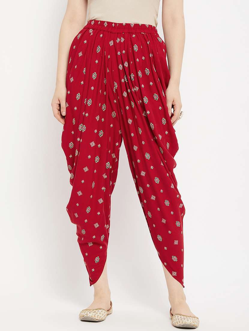 women mid rise dhoti salwar - 21385110 - Zoom Image - 0