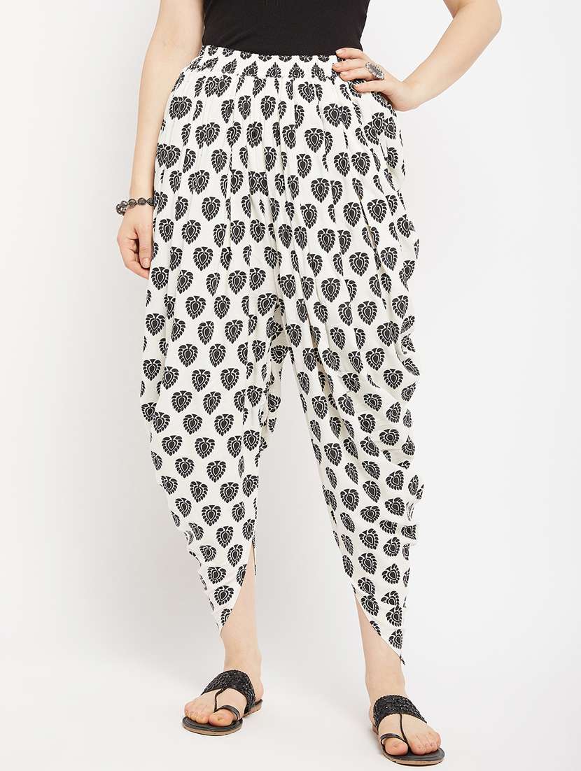 women mid rise dhoti salwar - 21385111 - Zoom Image - 0