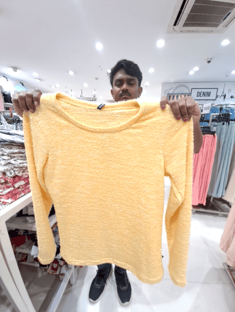 assorted chiffon lurex tshirt - 21385496 -  Standard Image - 0
