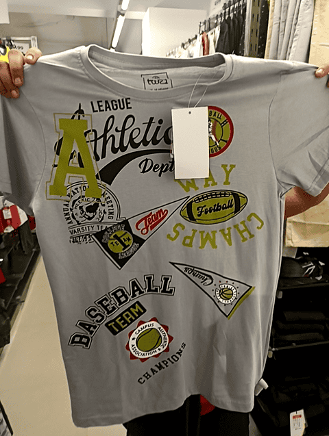 light grey cotton single jersey tshirt - 21385526 -  Zoom Image - 0