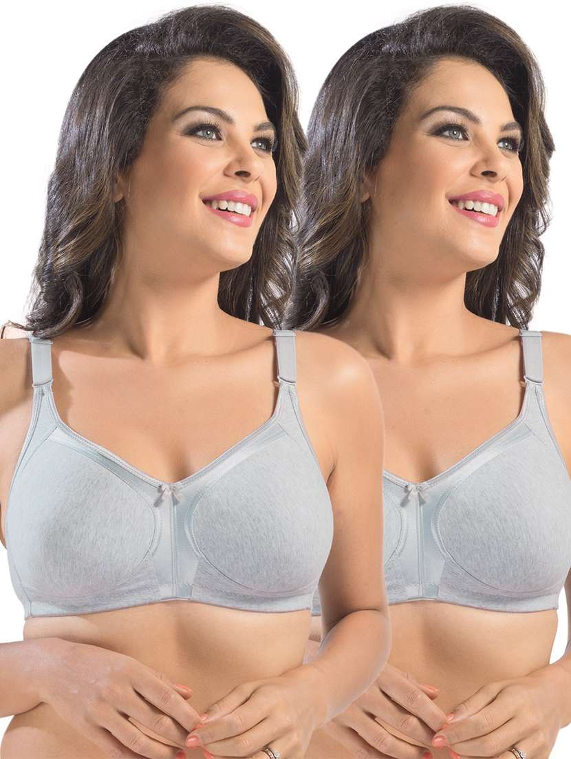 pack of 2 solid minimizer bra - 21386031 - Zoom Image - 0