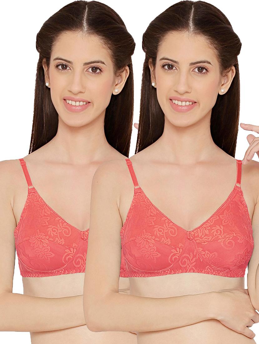 orange self-designed set of 2 regular bra - 21386211 - Zoom Image - 0