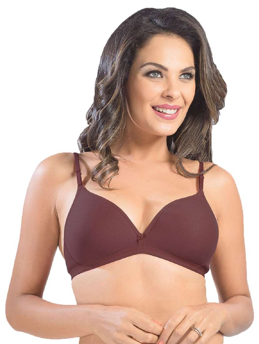 women solid set of 2 t-shirt bra - 21386272 -  Standard Image - 3